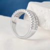 HEARTBEAT RING – STERLING SILVER ELEGANCE - Image 3