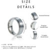 LUSTROUS – MEN’S SILVER ELEGANCE RING - Image 5