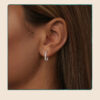 HOOP – CLASSIC ROUND EARRINGS - Image 5